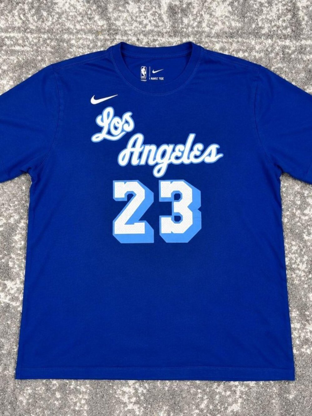 Nike Los Angeles Lakers 23 Blue NBA T-Shirt